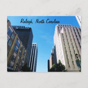 cartão postal DA CIDADE DE RALEIGH, CAROLINA DO NO