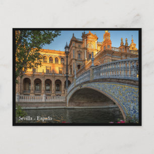 Cartão postal da cidade de Sevilha, Espanha