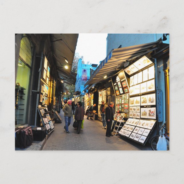 Cartão postal da cidade do Quebec, Beco de Arte do (Frente)
