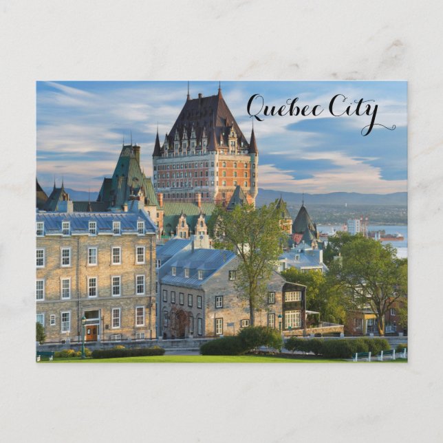 CARTÃO POSTAL DA CIDADE QUEBEC (Frente)