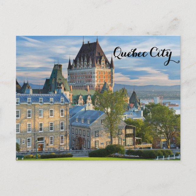 CARTÃO POSTAL DA CIDADE QUEBEC (Frente)
