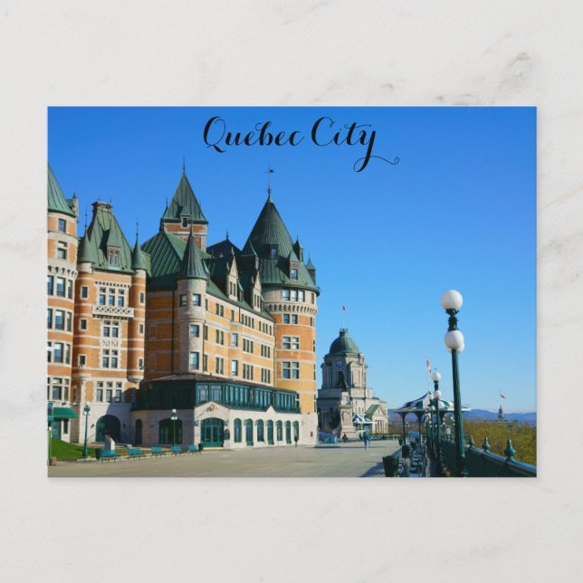 CARTÃO POSTAL DA CIDADE QUEBEC (Frente)
