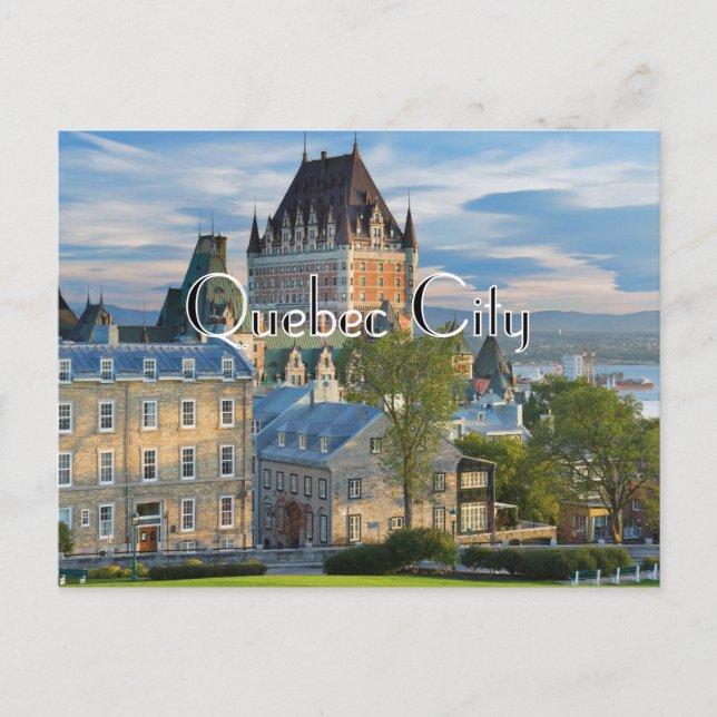 CARTÃO POSTAL DA CIDADE QUEBEC (Frente)