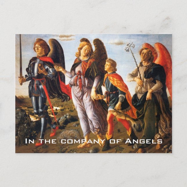cartão postal da companhia Angels (Frente)