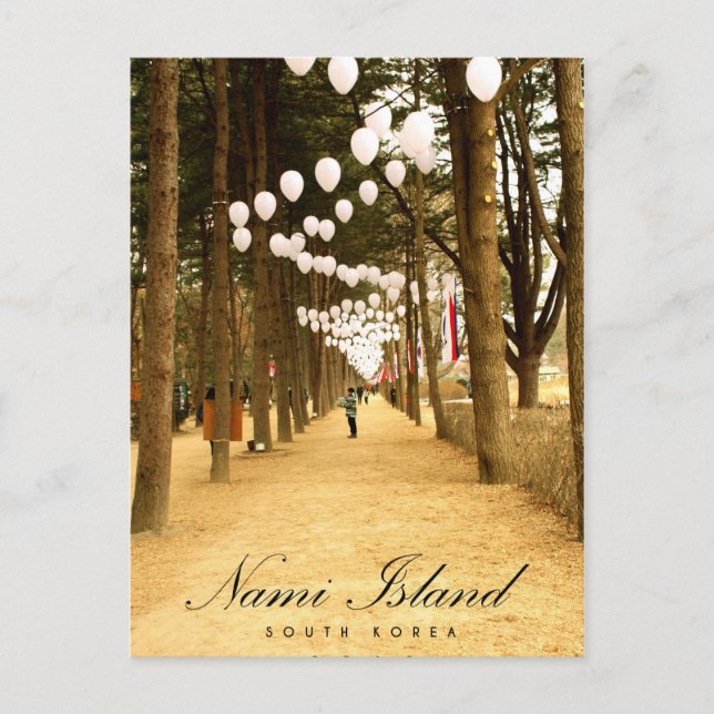 Cartão postal da Coreia do Sul (Frente)