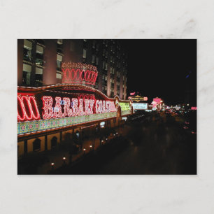 Cartão postal da Costa Barbária e Flamingo Road La