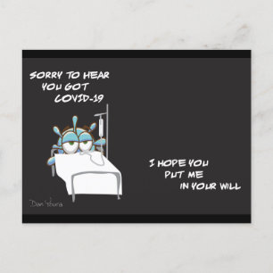 Cartão Postal da COVID #2 de uma série da artista 