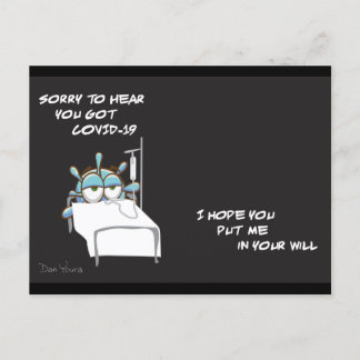 Cartão Postal da COVID #2 de uma série do artista