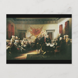 Cartão postal da Declaração de Independência