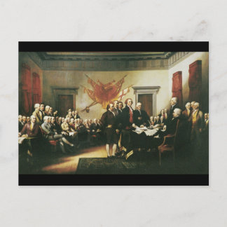 Cartão postal da Declaração de Independência