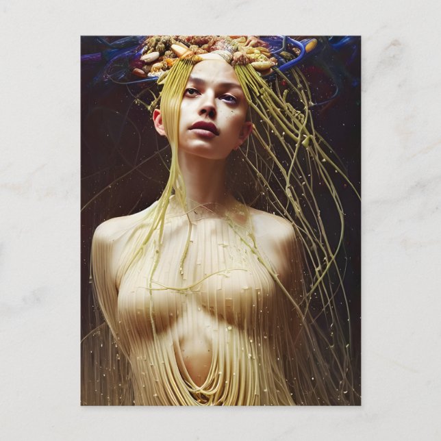 Cartão Postal da Deusa da Massa (Frente)