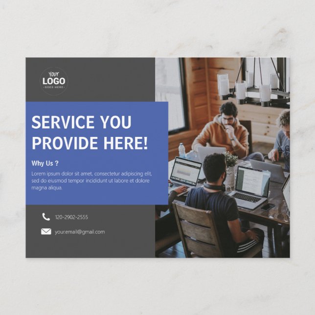 Cartão postal da empresa (Frente)