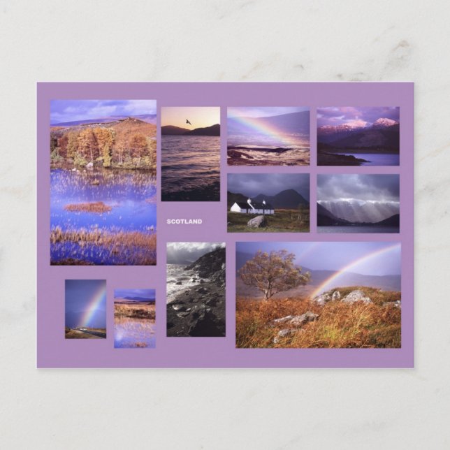 Cartão postal da Escócia (Frente)