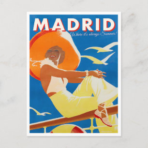 Cartão postal da Espanha Madrid