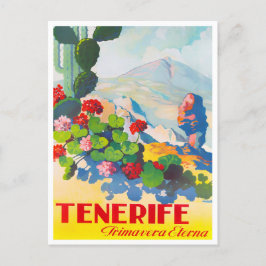 Cartão postal da Espanha Tenerife