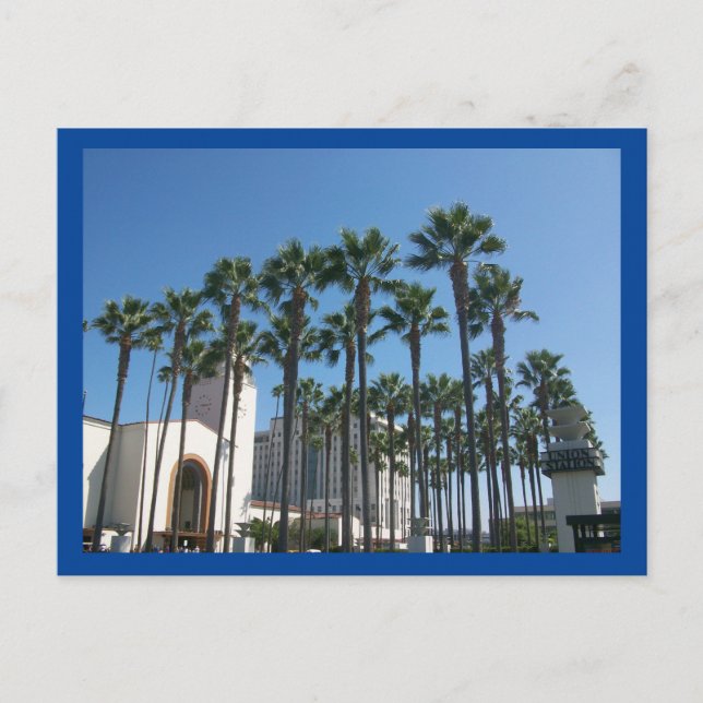 Cartão postal da ESTAÇÃO LA UNIÃO (Frente)