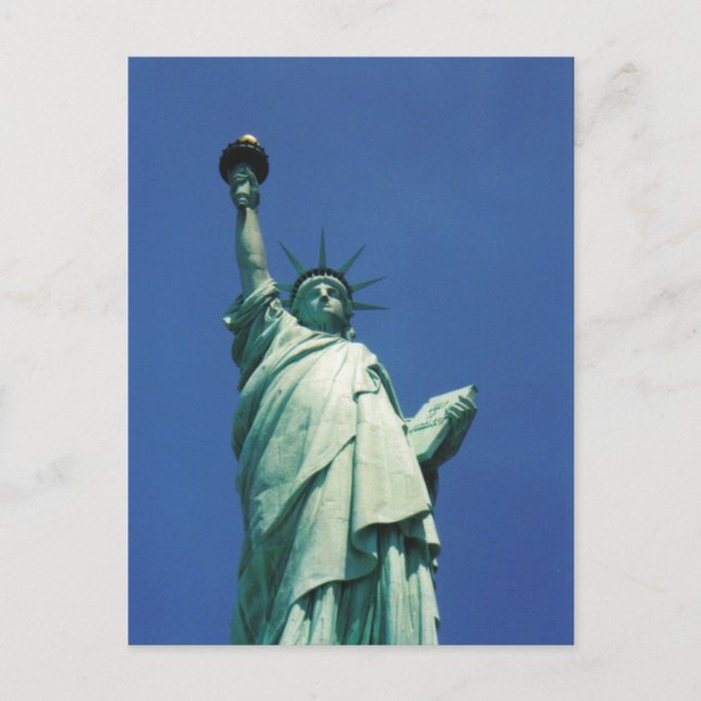 Cartão Postal da Estátua da Liberdade (Frente)
