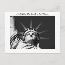 Cartão postal da Estátua da Liberdade