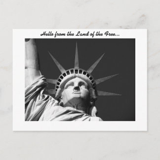 Cartão postal da Estátua da Liberdade