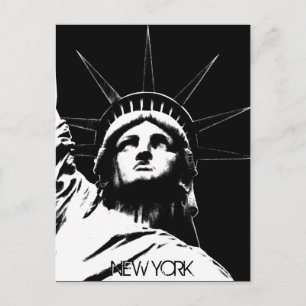 Cartão Postal da Estátua da Liberdade Personalizad