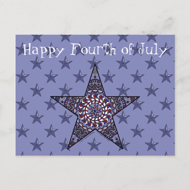Cartão postal da Estrela da Independência (Frente)