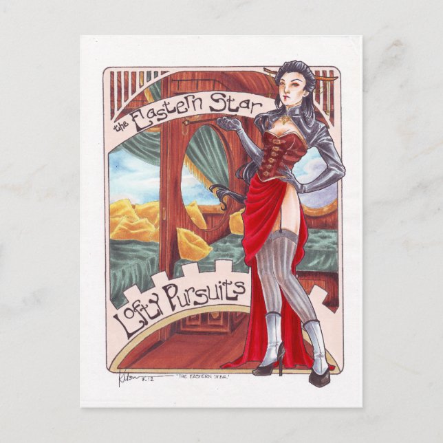 Cartão postal da Estrela Oriental (Frente)