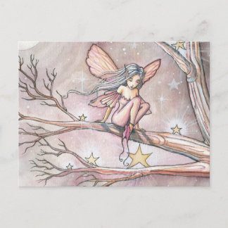Cartão Postal da Fada da Árvore de Estrelas por Mo