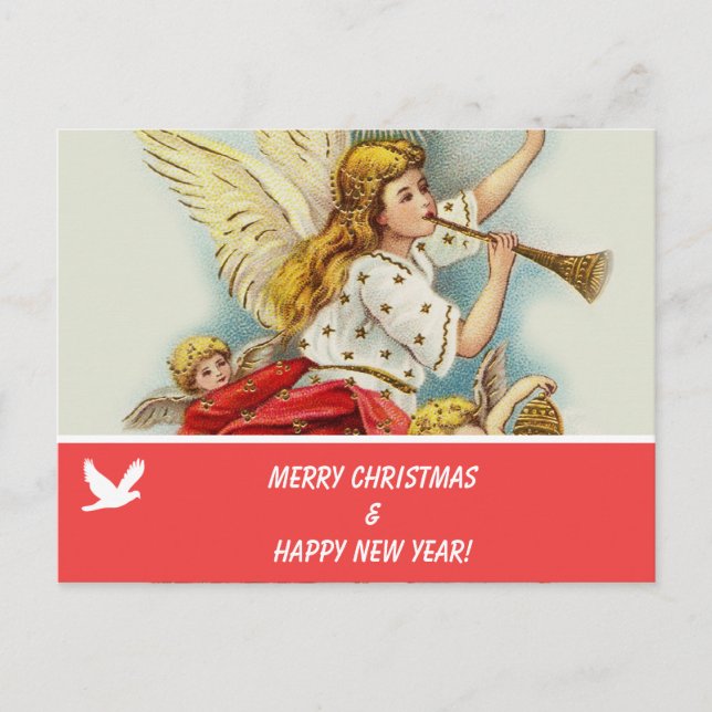 Cartão postal da família Feliz Natal (Frente)