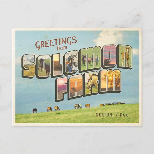 Cartão Postal da Fazenda Solomon (Frente)