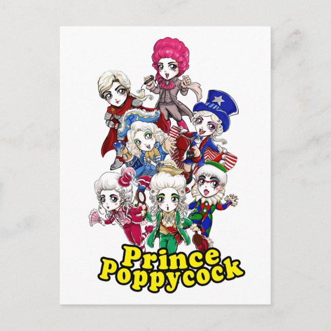 Cartão Postal da Festa Poppycock (Frente)