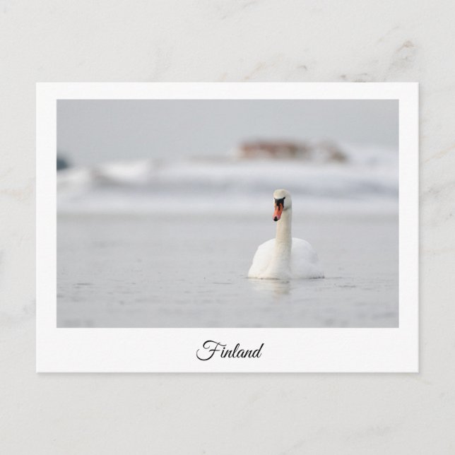 Cartão postal da Finlândia souvenir (Frente)