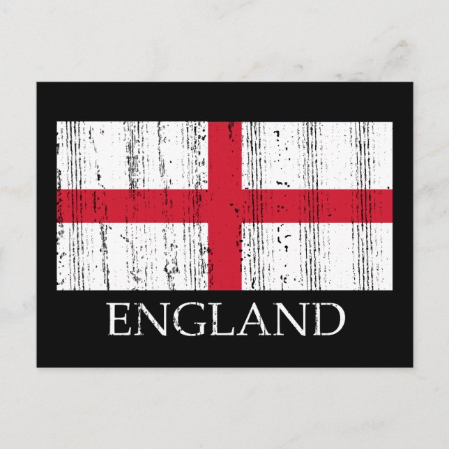 Cartão postal da Flag of England (Frente)