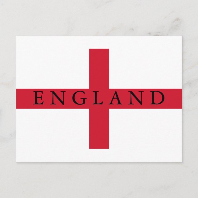 Cartão postal da Flag of England (Frente)