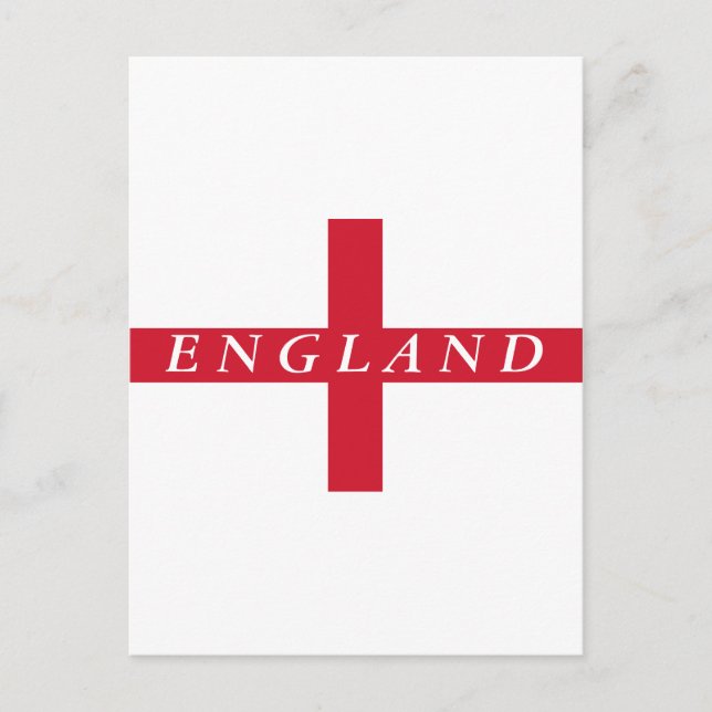 Cartão postal da Flag of England (Frente)