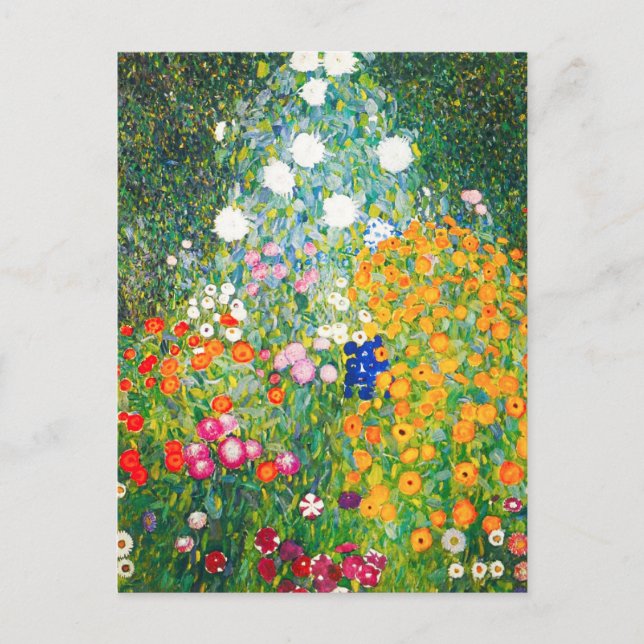 Cartão postal da Flor Gustav Klimt (Frente)