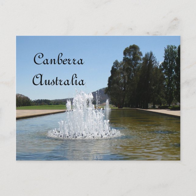 cartão postal da fonte (Frente)