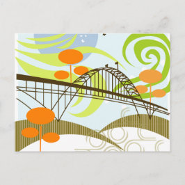 Cartão postal da Fremont Bridge Portland