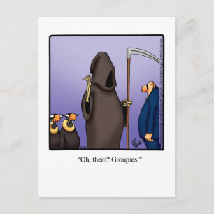 Cartão postal da Funny Grim Reaper