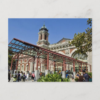 cartão postal da ilha ellis