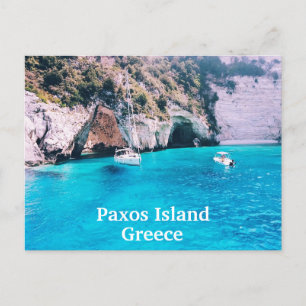 Cartão postal da Ilha Paxos