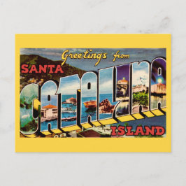 Cartão postal da Ilha Santa Catalina