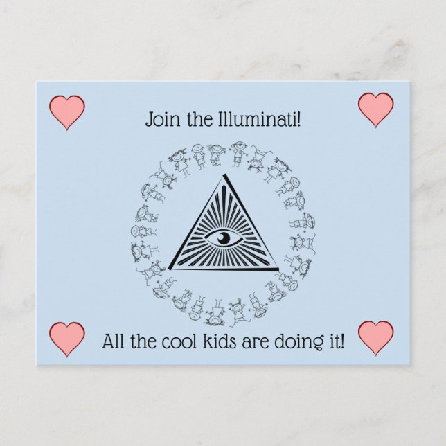 Cartão Postal da Illuminati (Frente)