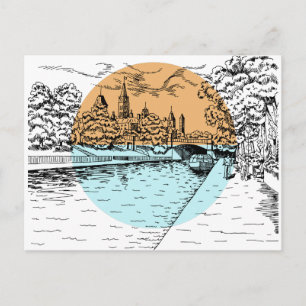 Cartão postal da Ilustração Ottawa Canada