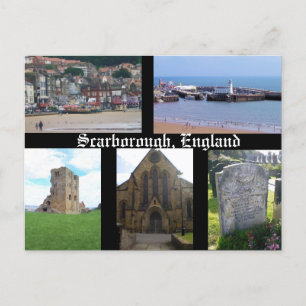 Cartão postal da Inglaterra Scarborough