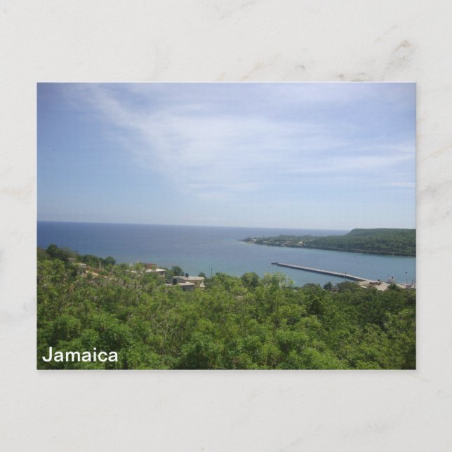 Cartão postal da Jamaica (Frente)
