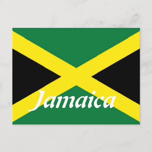 Cartão postal da Jamaica (Frente)