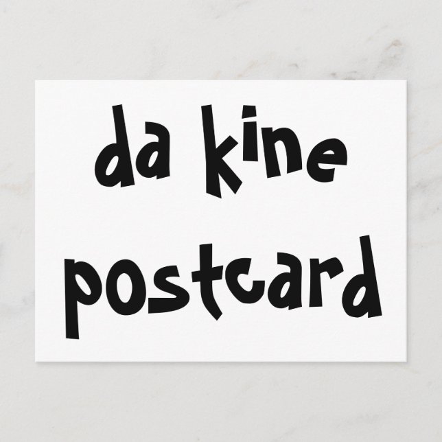 Cartão Postal da kine Havaí Local (Frente)