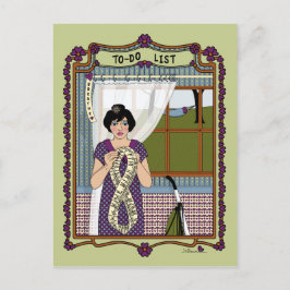 Cartão postal da Lista de Tarefas Pendentes