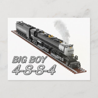 Cartão Postal da Locomotiva Big Boy 4-8-8-4