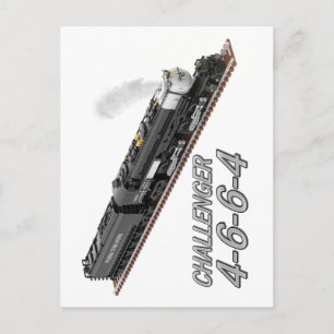 Cartão Postal da Locomotiva Challenger 4-6-6-4